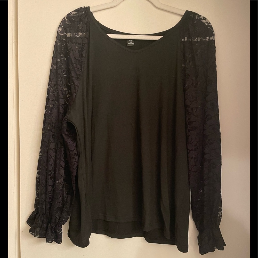 Lace Long Sleeve Blouse